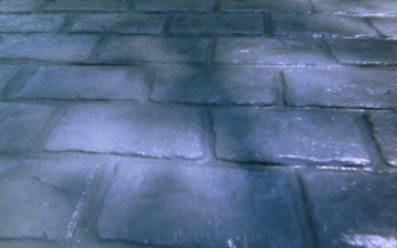 Texture Stamped Concrete Driveway